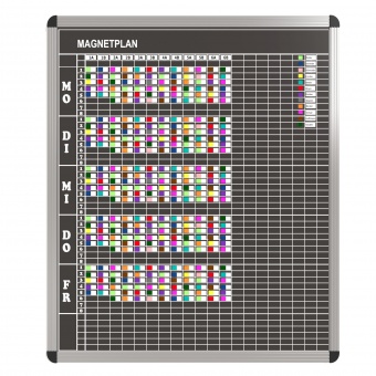 Klassen-Plantafel, 8 Stunden Mo-Fr, für 20 Klassen, 103x97 cm, Klassen-Plantafel, 8 Stunden Mo-Fr, für 20 Klassen, 103x97 cm,